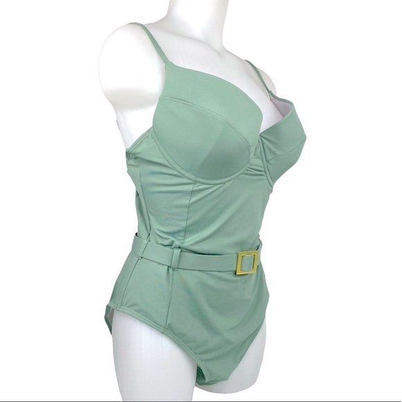 WE Wore What Belted One Piece Swimsuit - Picture 3 of 8